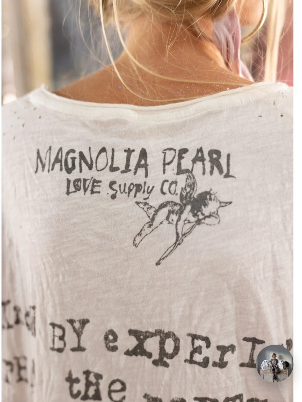 Magnolia Pearl NWTs Love Poets Tee Shirt - Picture 5 of 6